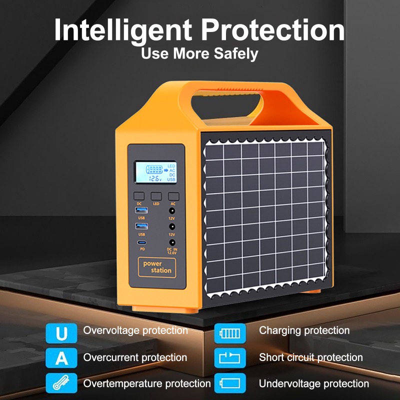 Portable Power Station 100W 15 - Solar Emergency Charger recension och pris