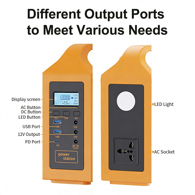 Portable Power Station 100W 15 - Solar Emergency Charger recension och pris