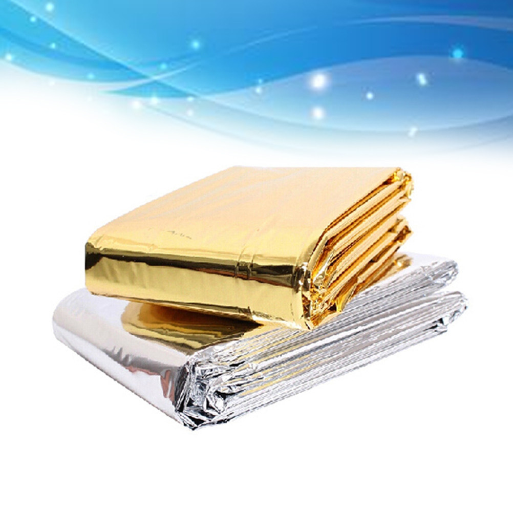 Emergency Blanket Silver Golde - Survival Blanket Reflective recension och pris