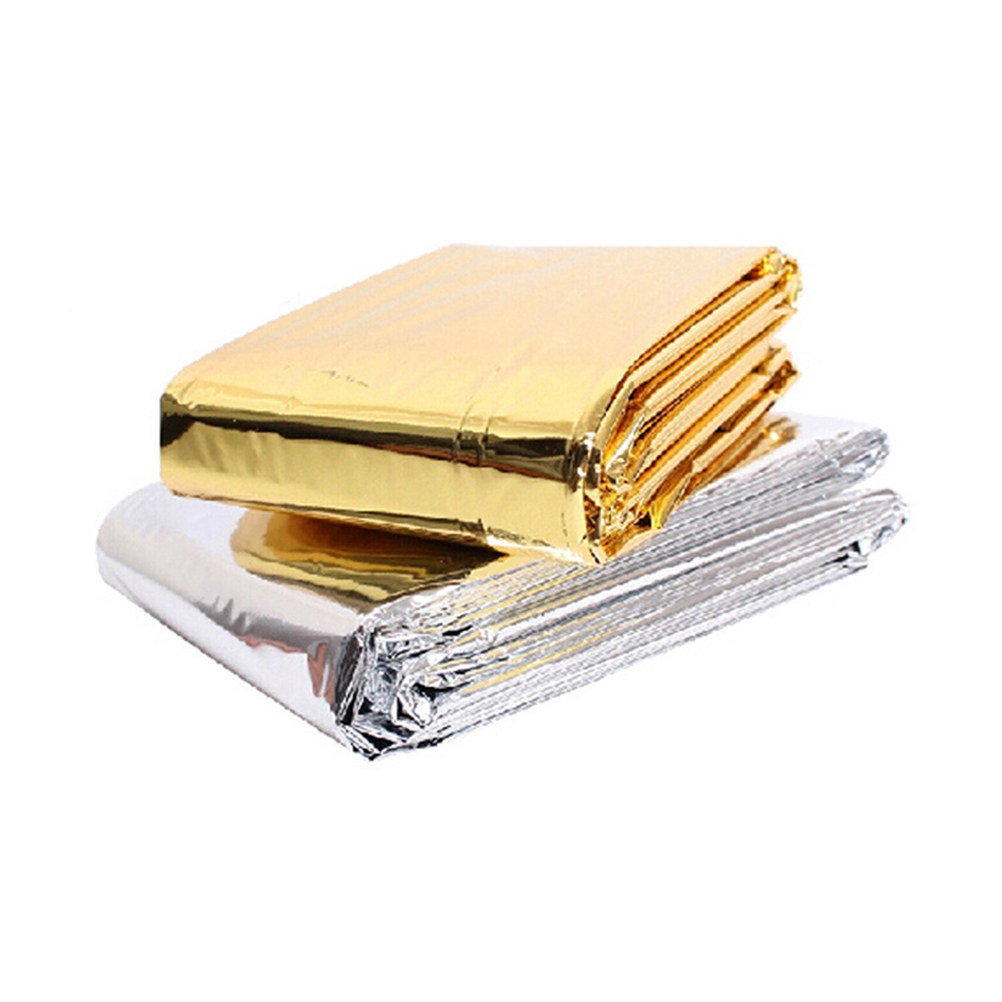 Emergency Blanket Silver Golde - Survival Blanket Reflective recension och pris
