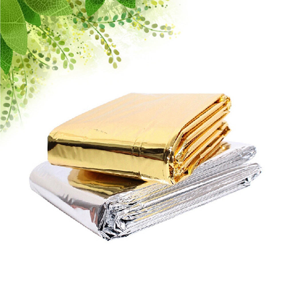 Emergency Blanket Silver Golde - Survival Blanket Reflective recension och pris