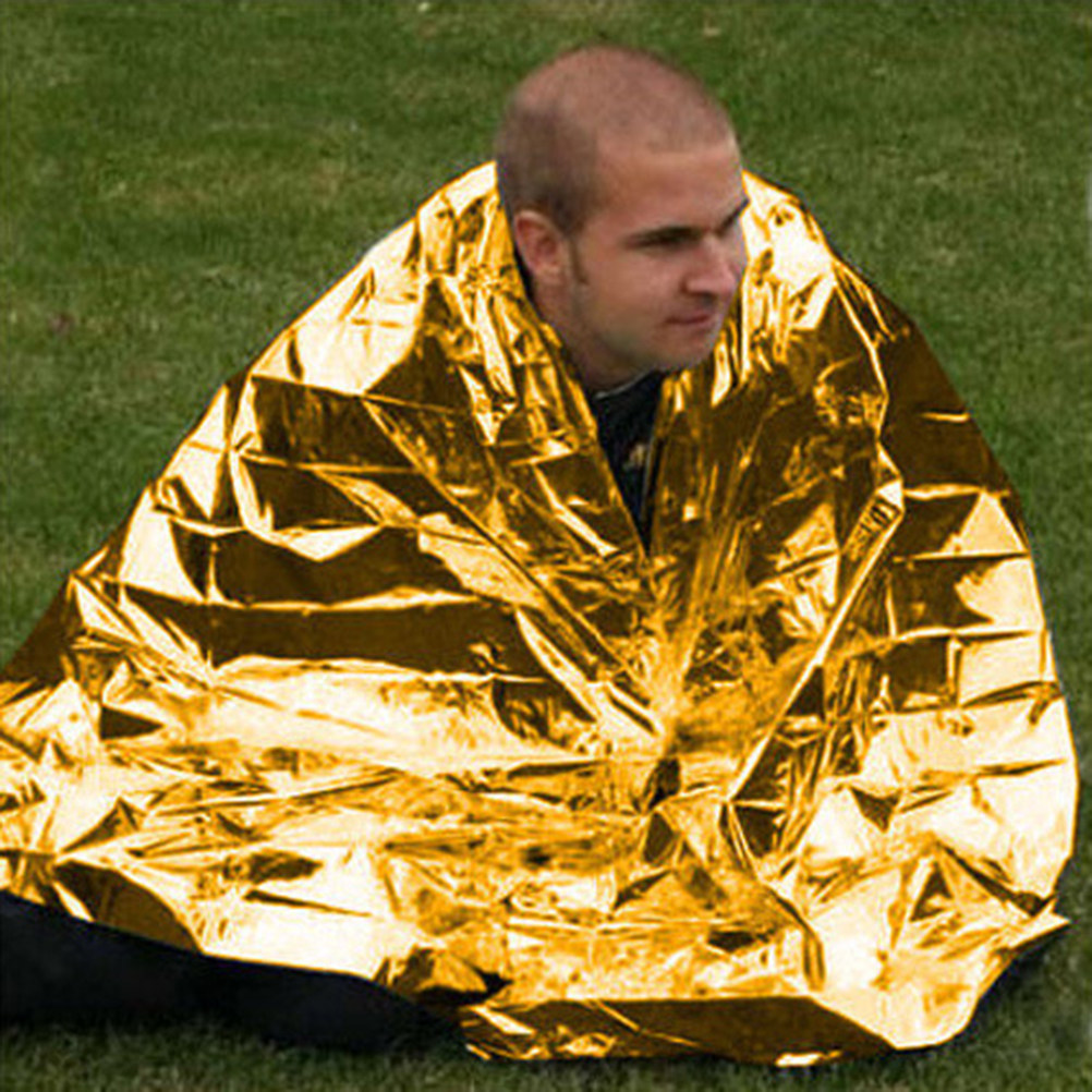 Emergency Blanket Silver Golde - Survival Blanket Reflective recension och pris