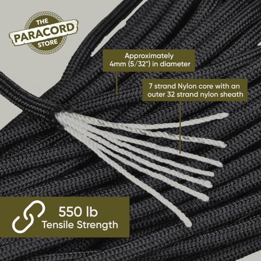 Type III 550 Paracord - 1000 F - Para Cord 1000Ft recension och pris