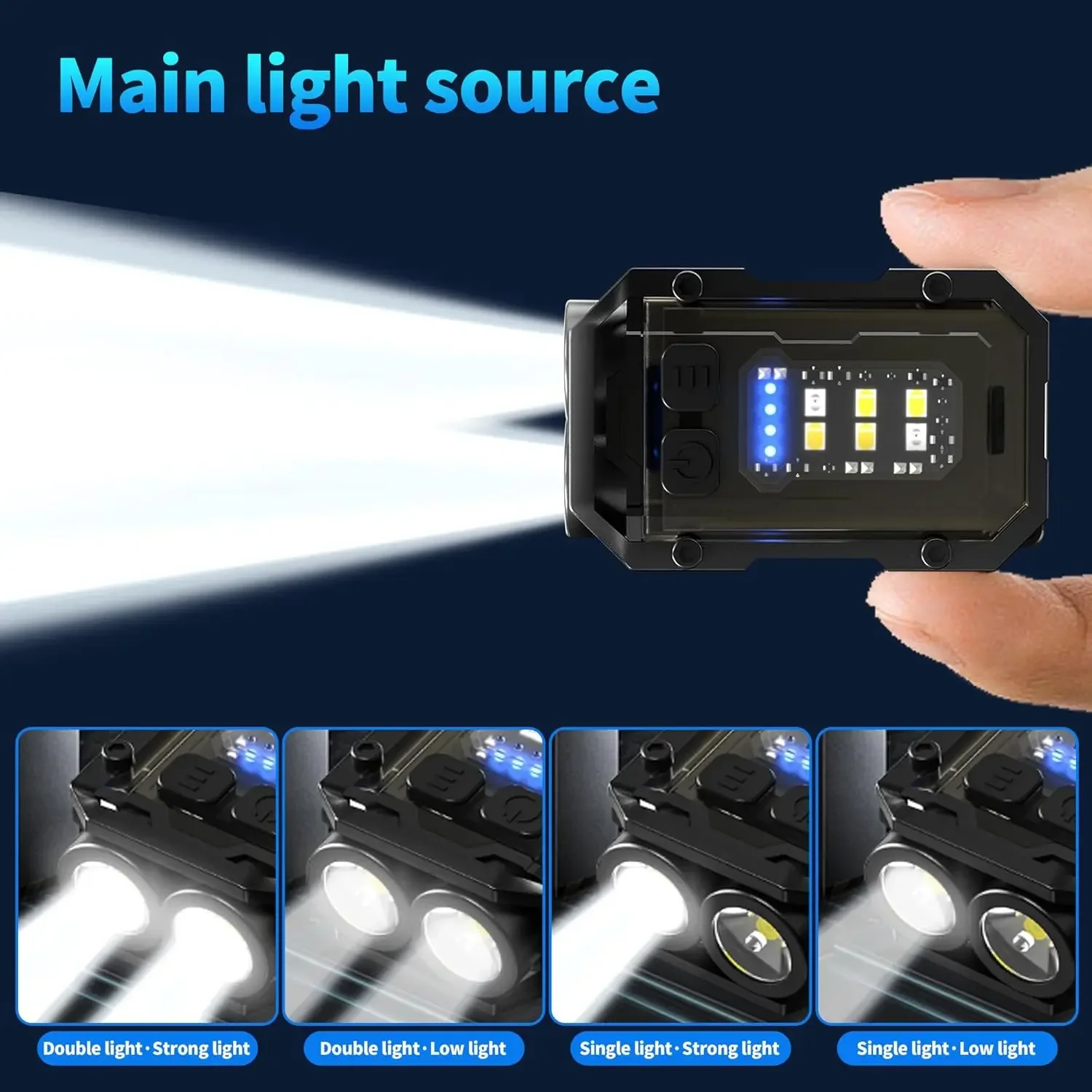 Mini COB Keychain Flashlight,C - Fishing Kit Compact recension och pris
