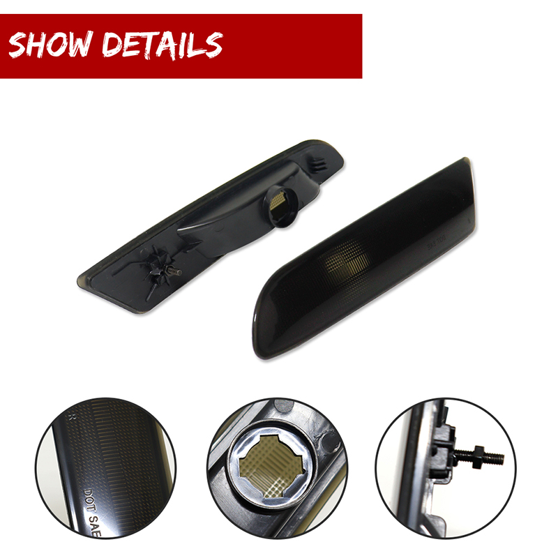 Smoked Lens Front Bumper Side  - Signal Flare Kit recension och pris