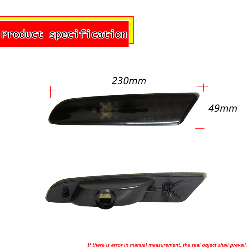 Smoked Lens Front Bumper Side  - Signal Flare Kit recension och pris