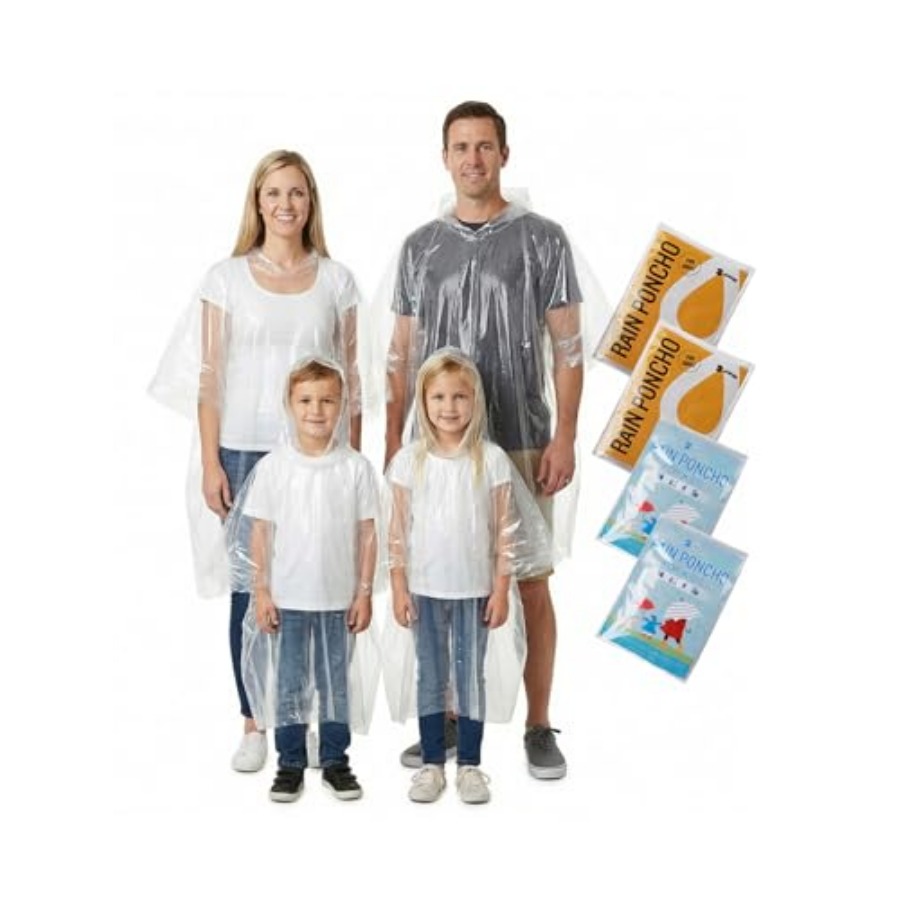 Disposable Rain Ponchos Emerge - Emergency Poncho Rain recension och pris
