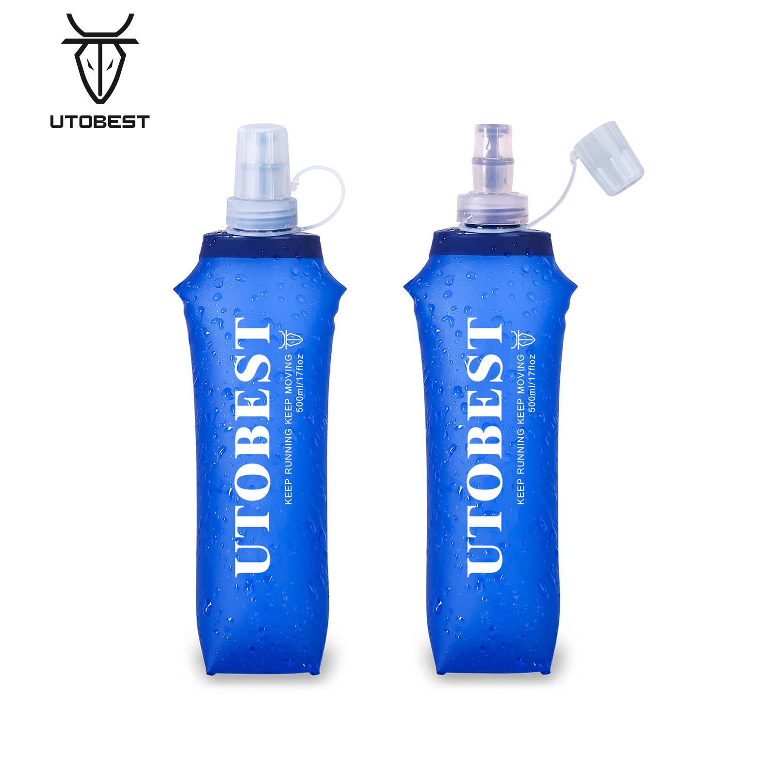 UTOBEST 250ml 350ml 500ml Soft - Water Bag Collapsible recension och pris