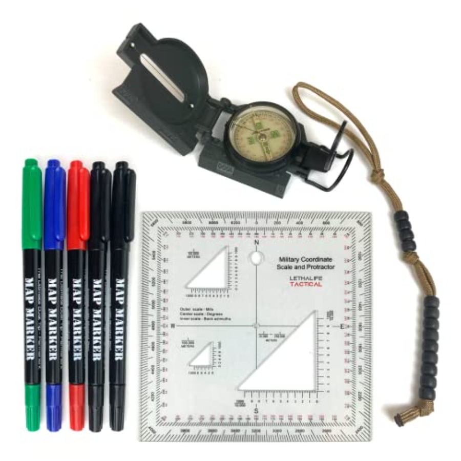 Land Nav Kit with Lensatic Com - Compass Lensatic recension och pris