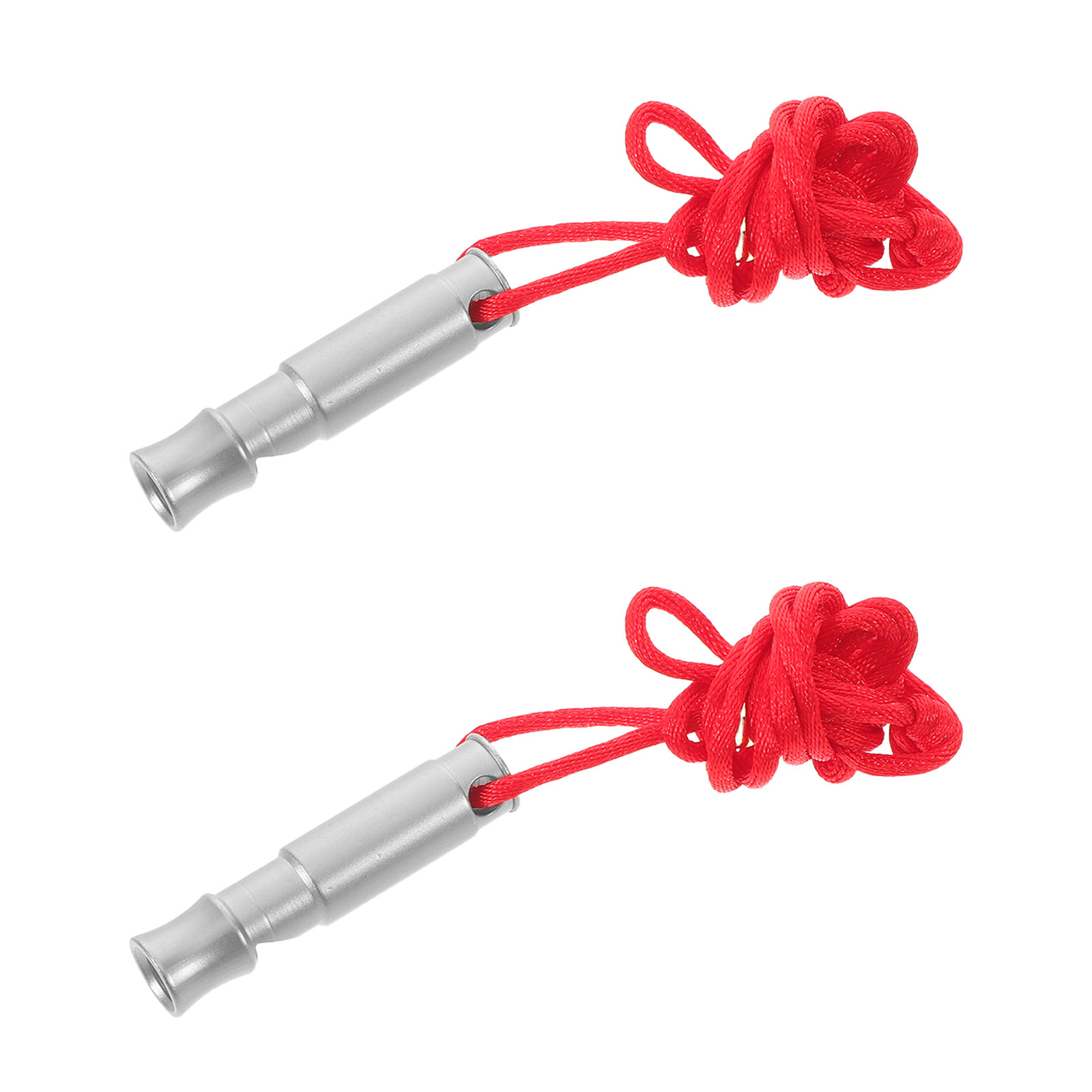 2Pcs Mini Stainless Steel Surv - Emergency Whistle Loud recension och pris