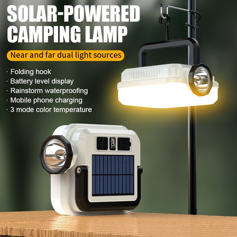 PACOONE Multifunctional Campin - Solar Emergency Charger recension och pris