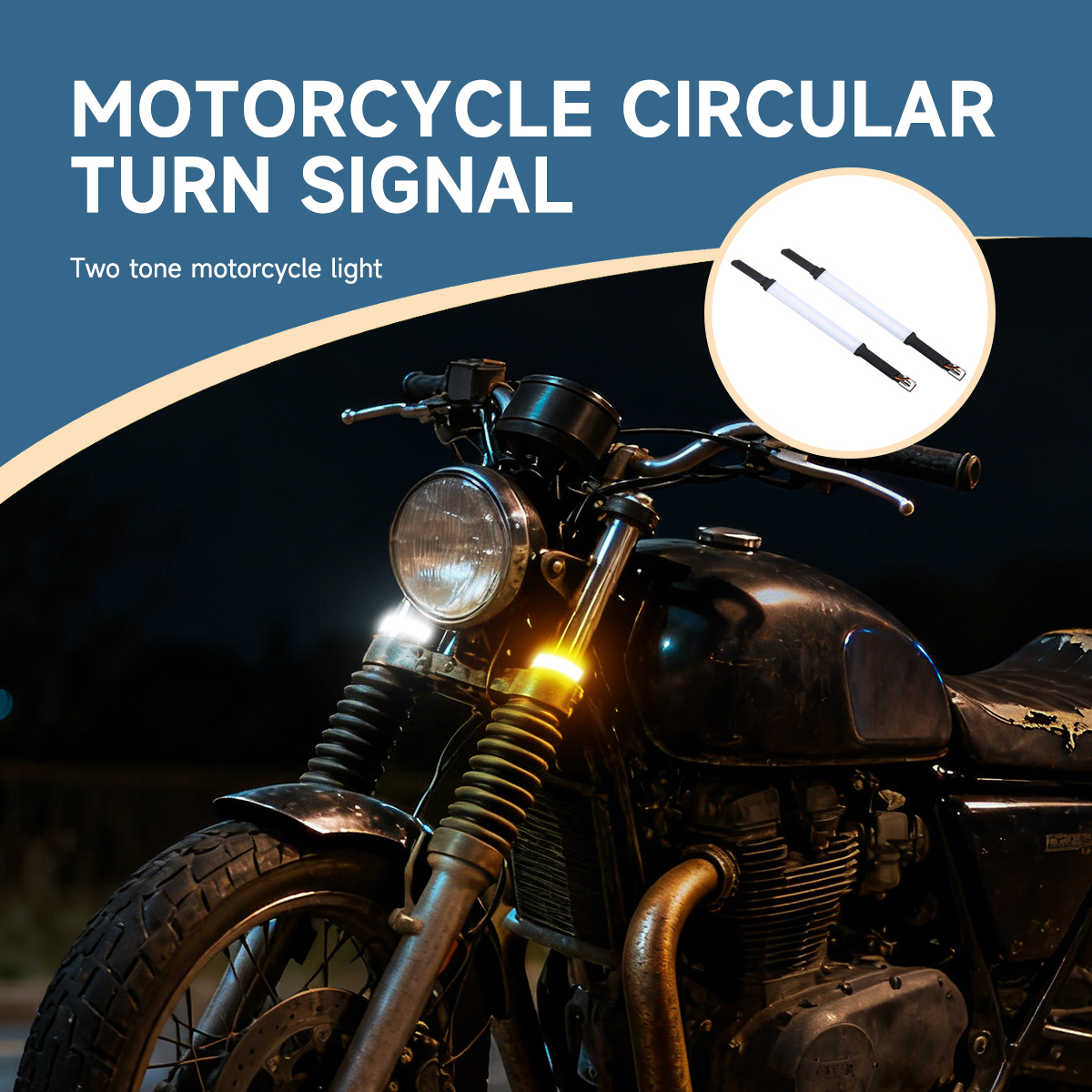 2Pcs LED Motorcycle Turn Signa - Sos Light Strobe recension och pris