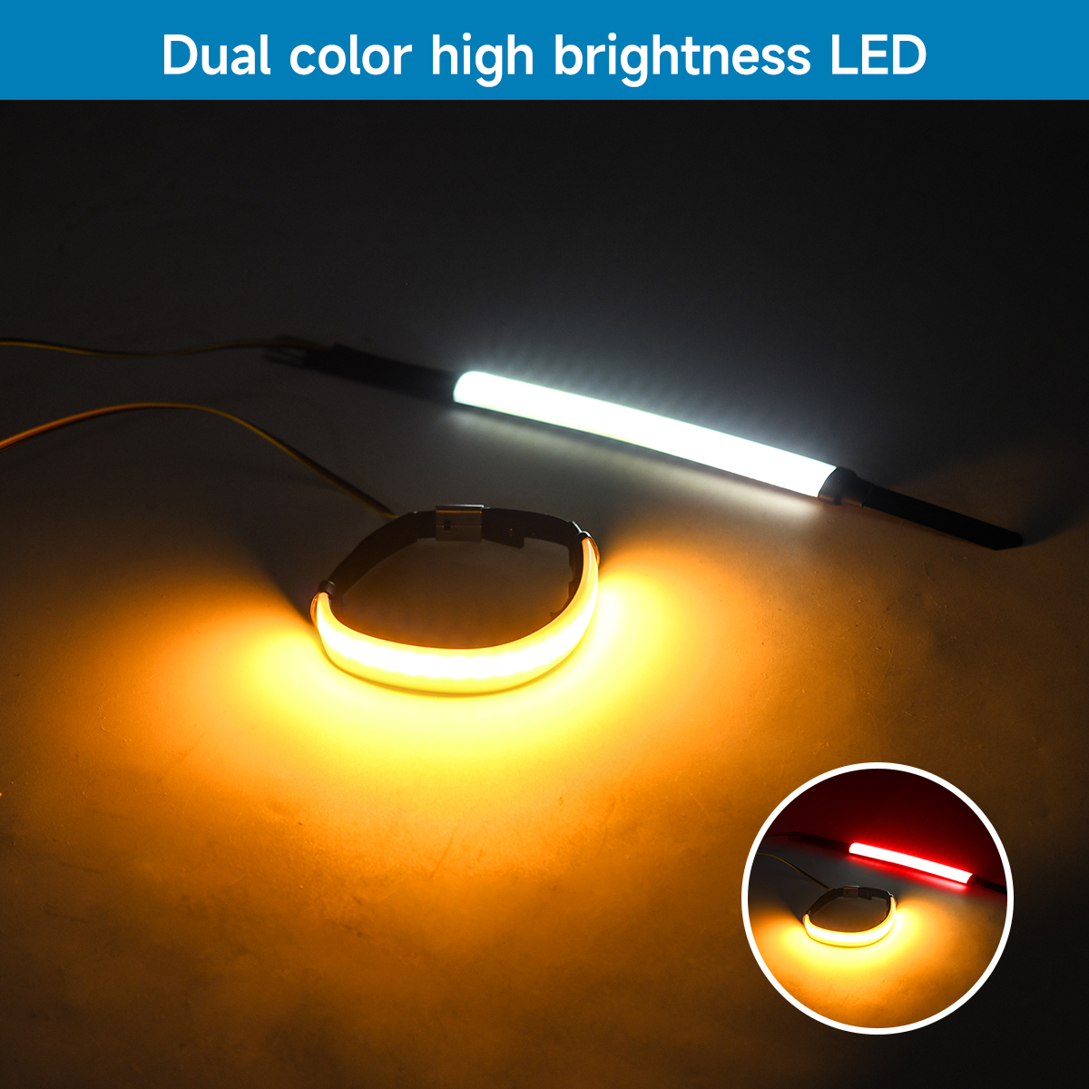 2Pcs LED Motorcycle Turn Signa - Sos Light Strobe recension och pris