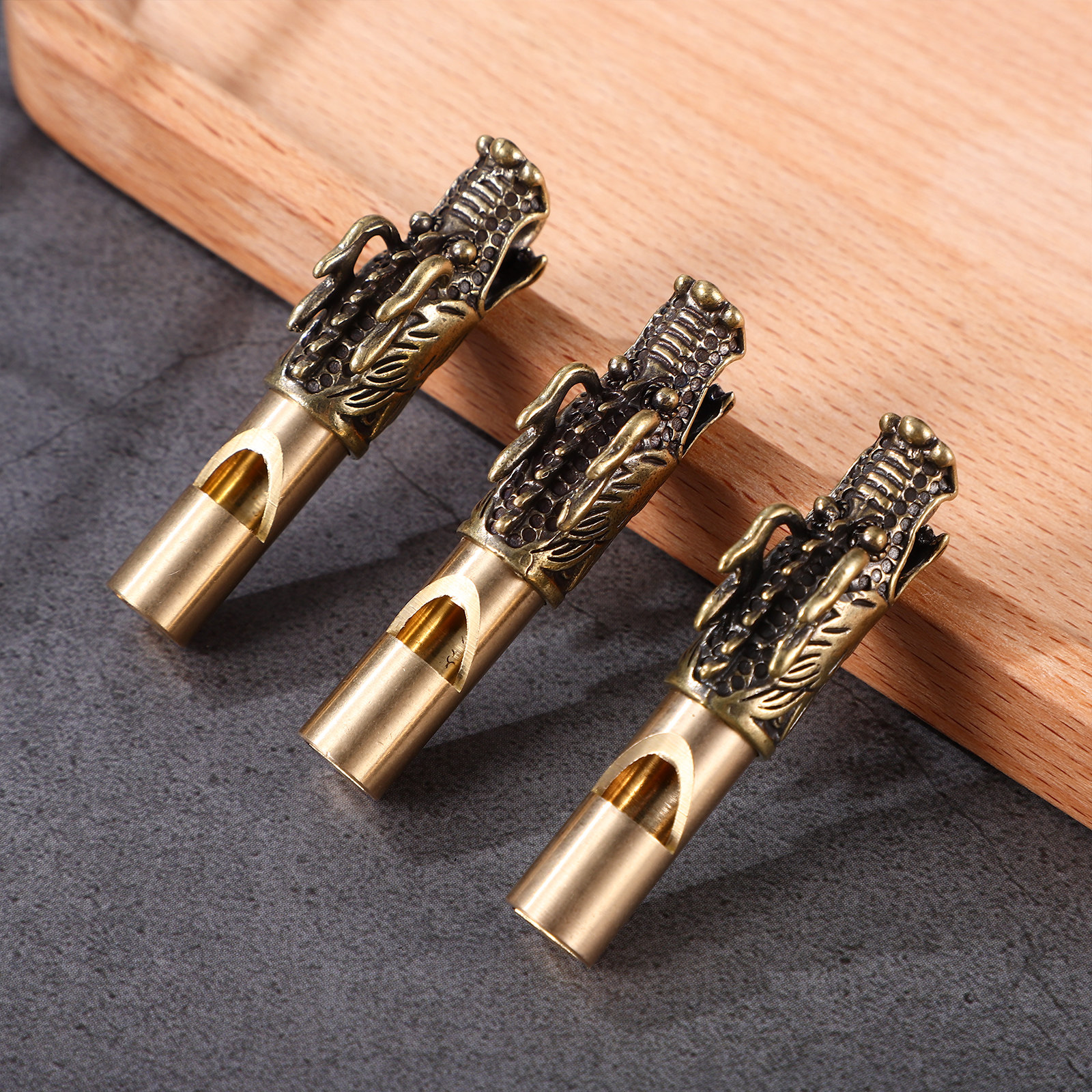 3Pcs Loud Brass Whistles Chine - Emergency Whistle Loud recension och pris