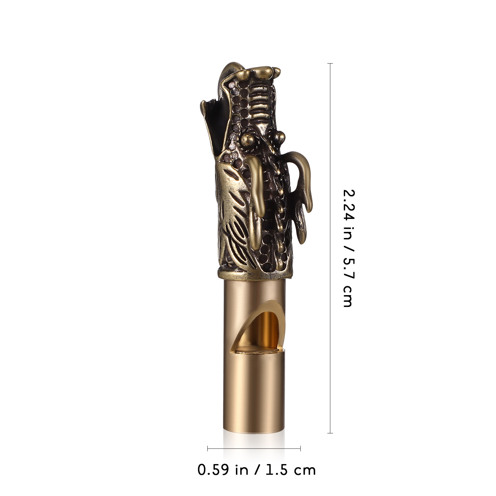 3Pcs Loud Brass Whistles Chine - Emergency Whistle Loud recension och pris