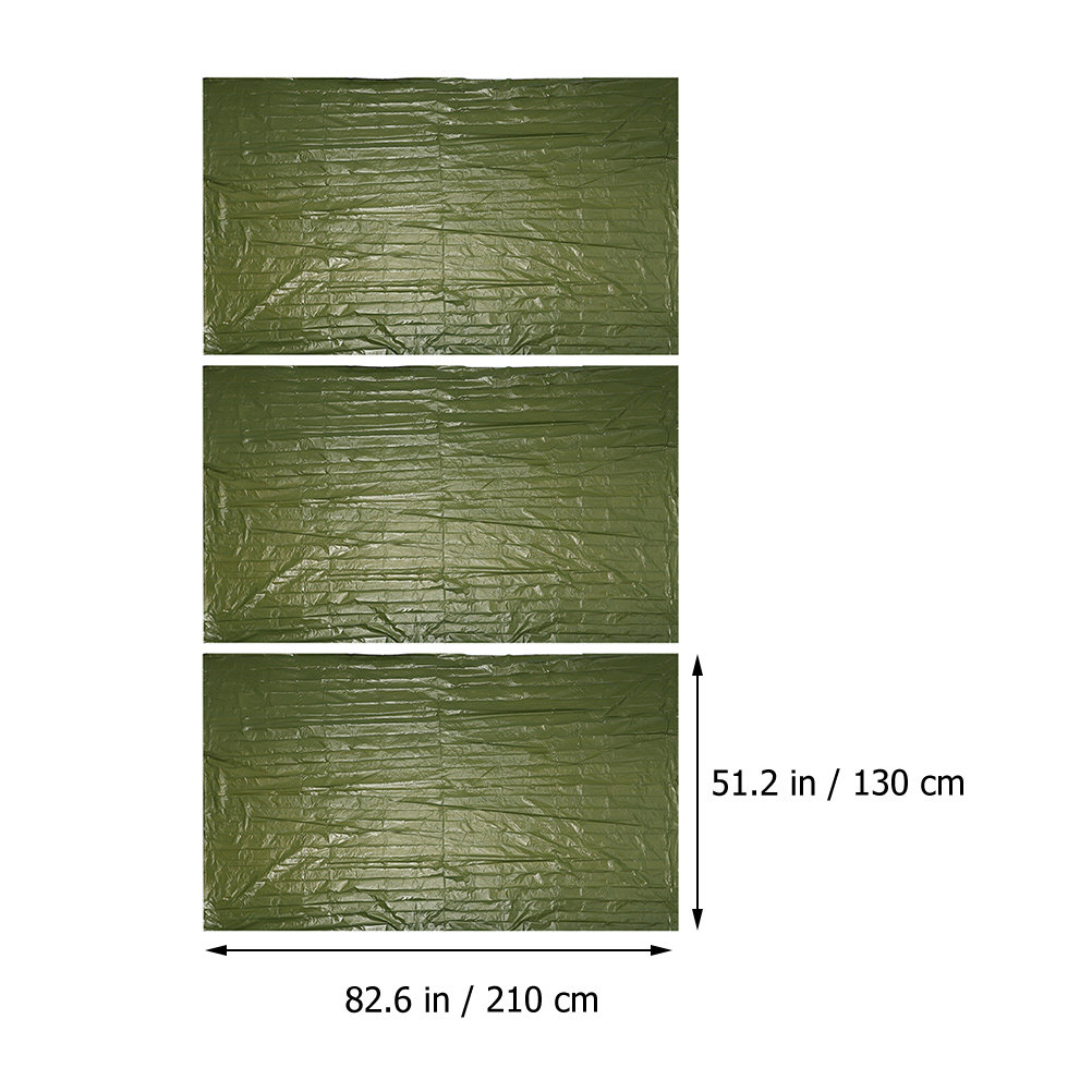3Pcs Emergency Survival Blanke - Survival Blanket Reflective recension och pris