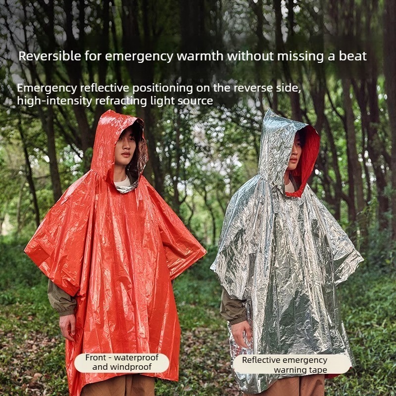 1-10PCS Emergency Blanket Ponc - Survival Blanket Reflective recension och pris
