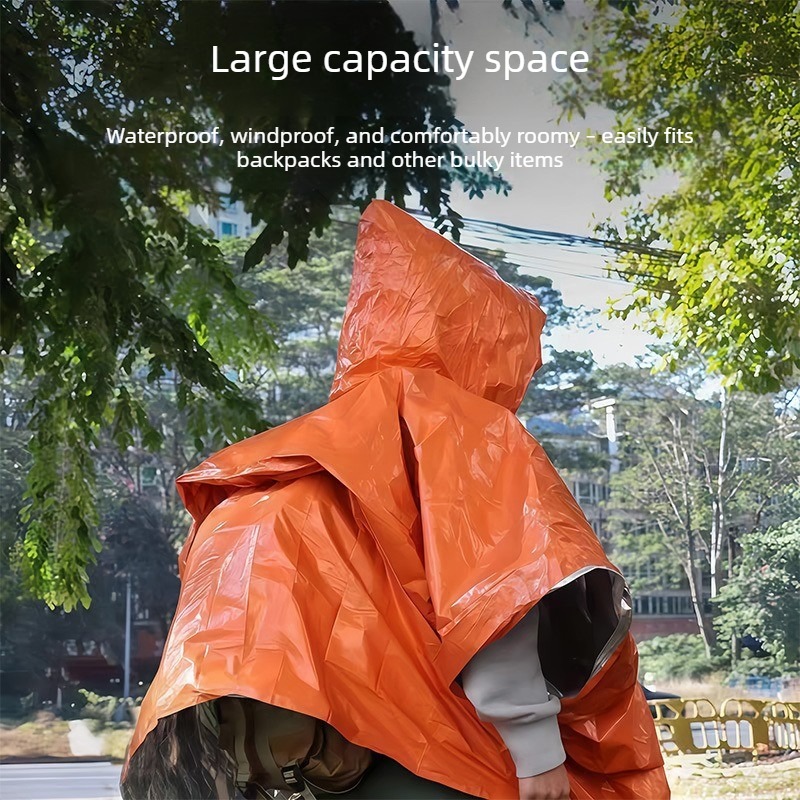 1-10PCS Emergency Blanket Ponc - Survival Blanket Reflective recension och pris