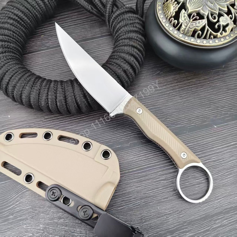 Wargoat Straight Knife with Po - Bushcraft Knife Fixed recension och pris