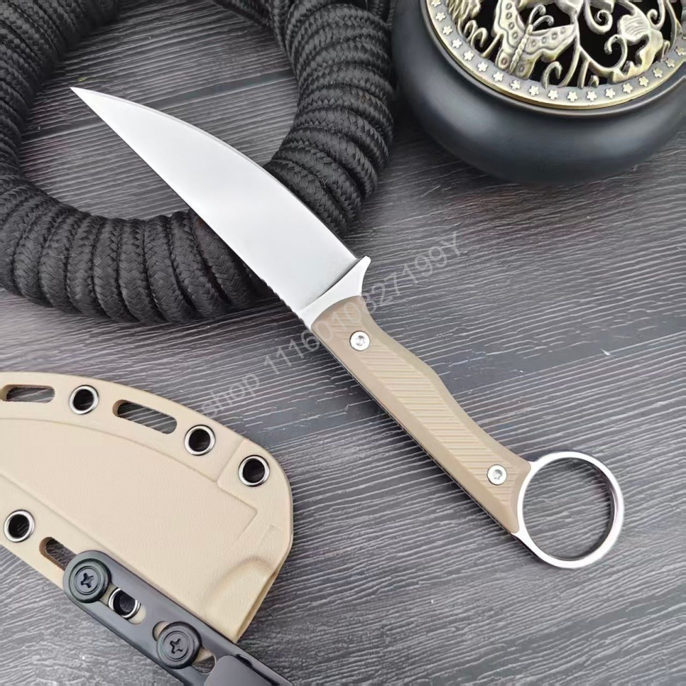 Wargoat Straight Knife with Po - Bushcraft Knife Fixed recension och pris