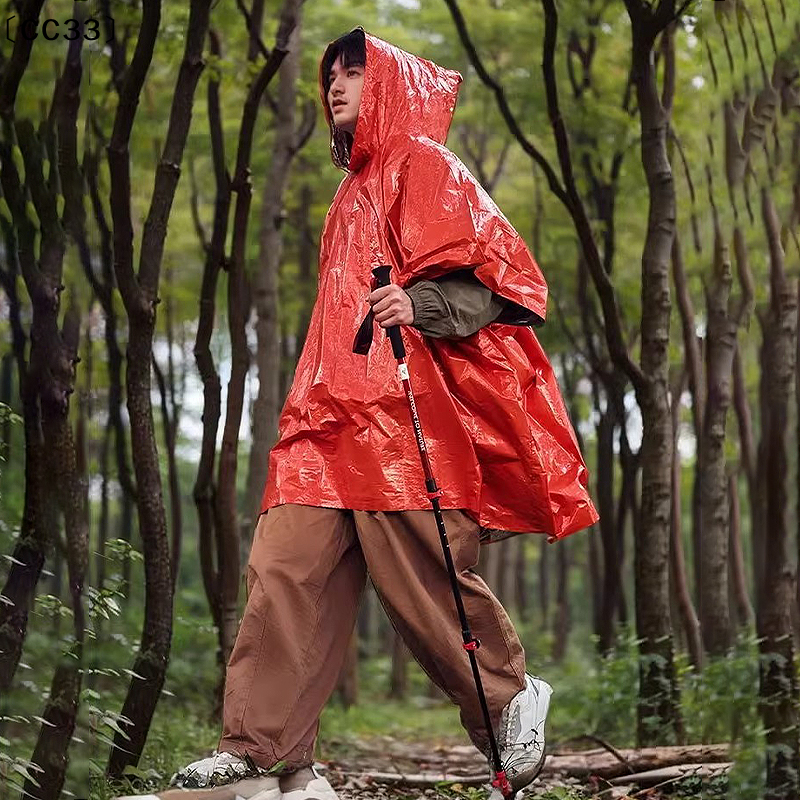 Emergency Survival Rain Hot Po - Survival Blanket Reflective recension och pris