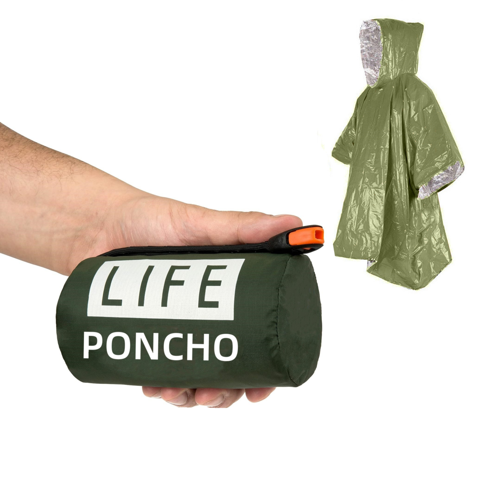 LIFE Emergency Survival Poncho - Survival Blanket Reflective recension och pris