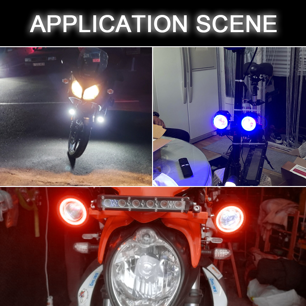 12V -80V 6500K U7 Laser Lens M - Sos Light Strobe recension och pris