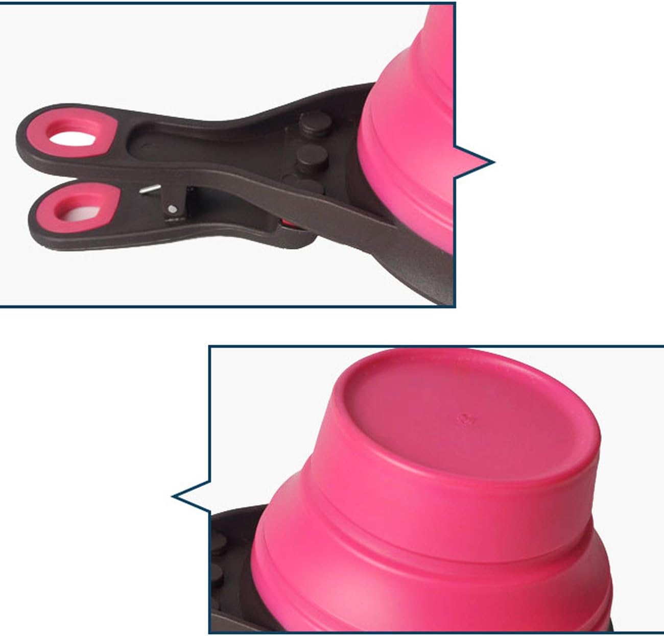 Collapsible Pet Scoop Silicone - Water Bag Collapsible recension och pris