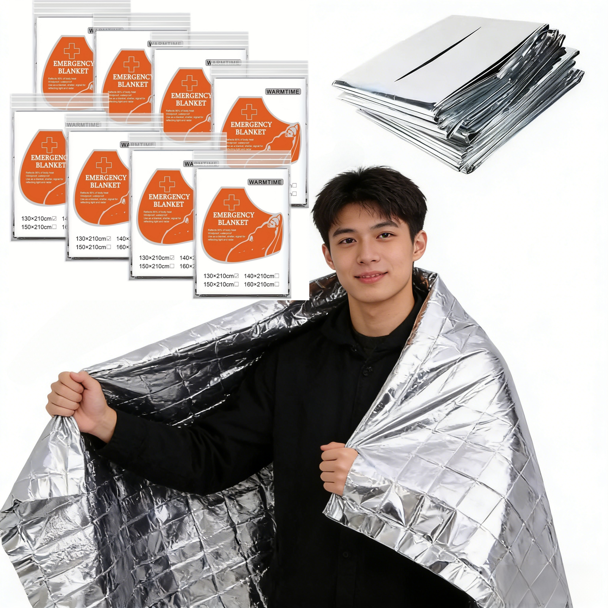 Foldable Reflective Survival B - Survival Blanket Reflective recension och pris