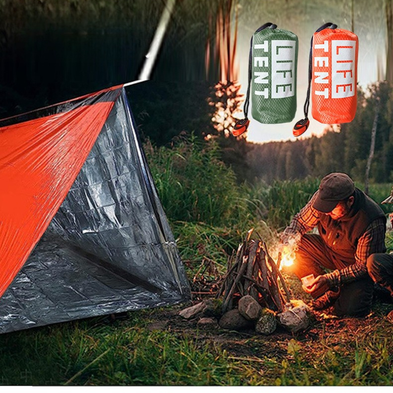 1PC Outdoor Emergency Tent Por - Emergency Mylar Tent recension och pris