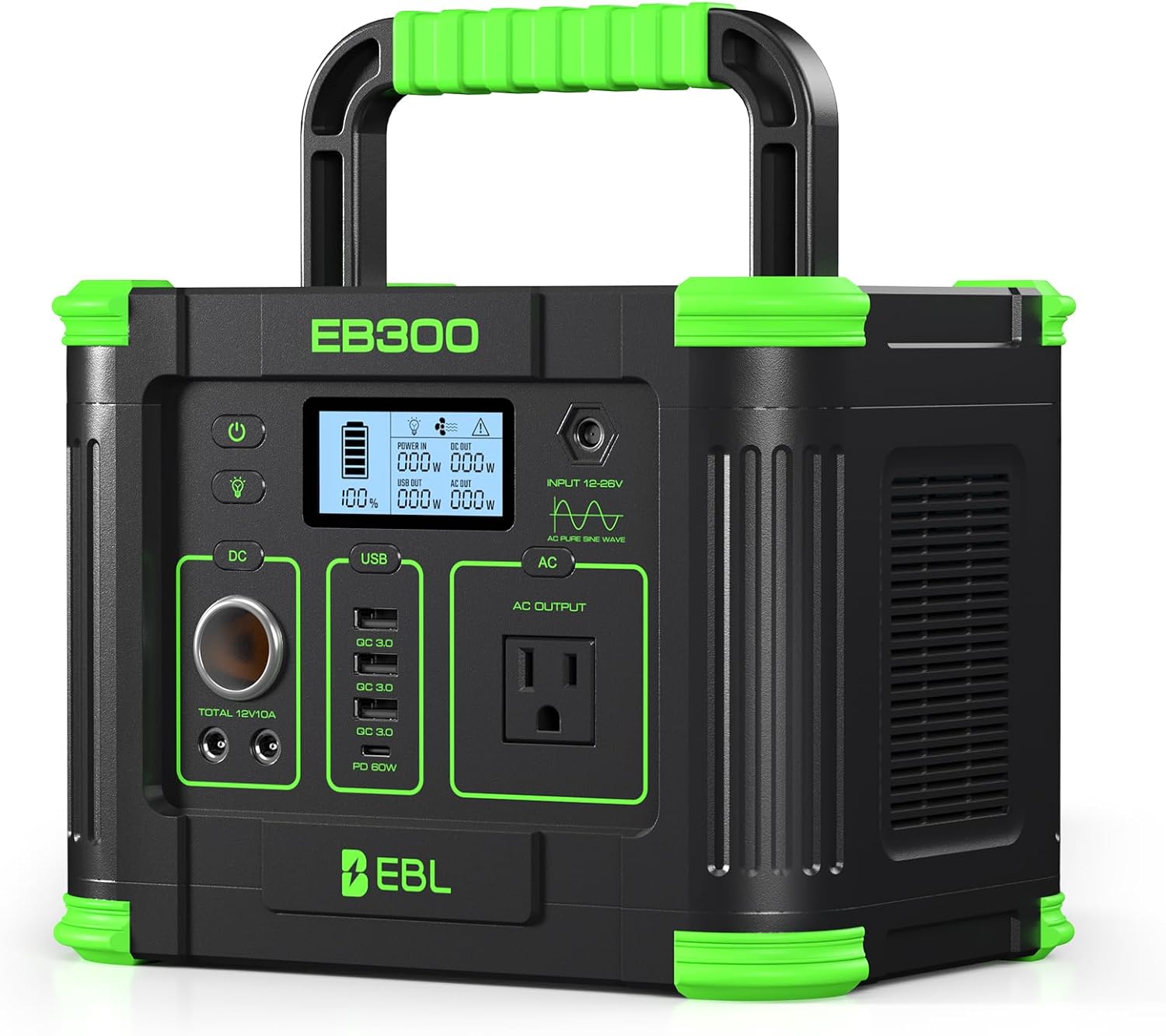 330W Portable Power Station 28 - Solar Emergency Charger recension och pris