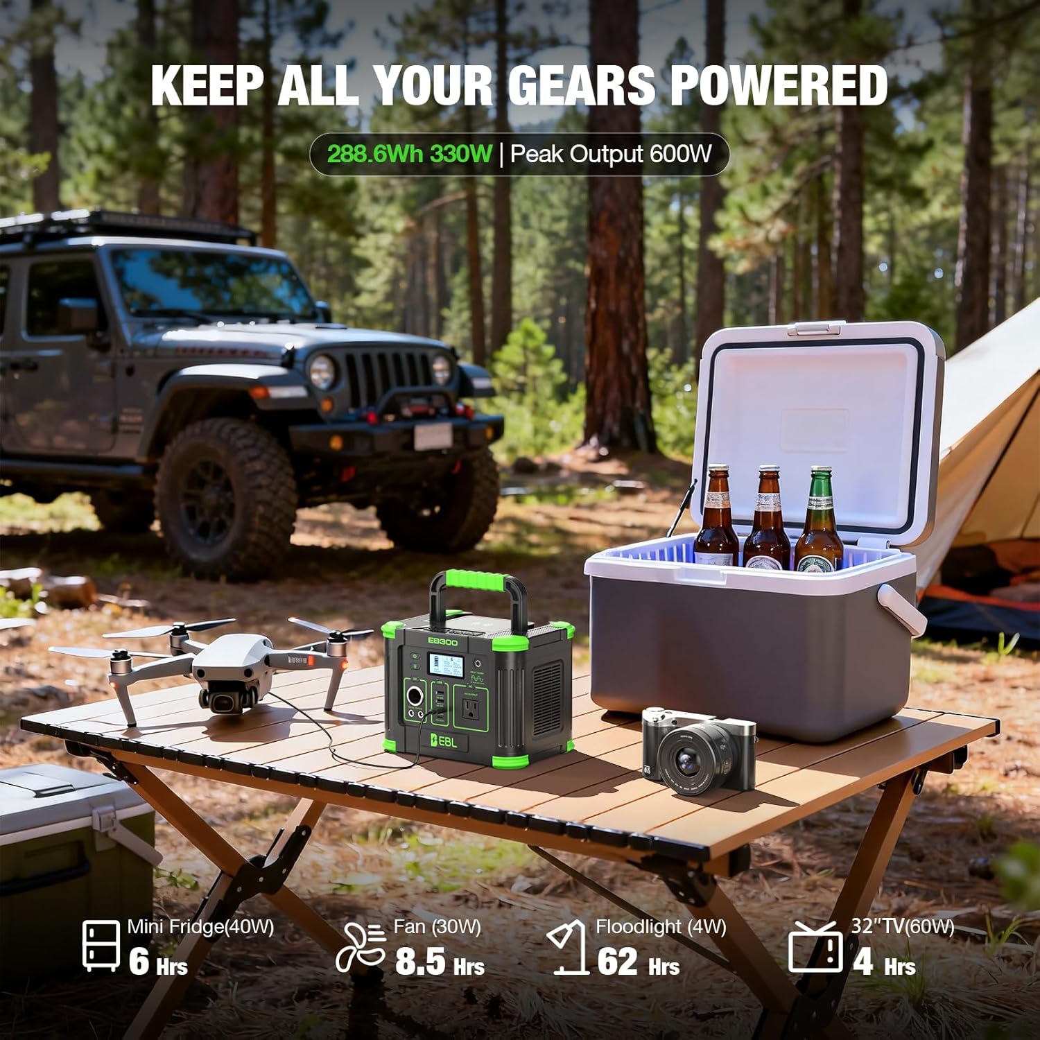 330W Portable Power Station 28 - Solar Emergency Charger recension och pris